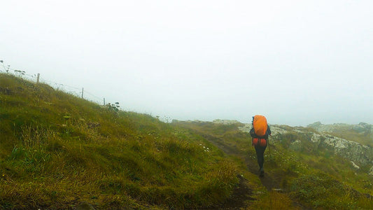 SWCP Day 5: Zennor to St Just, A blustery rainy day in the clouds